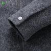 Shanshan Men's Sheep Wool Double-Faced Lapel Jacket