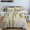 Пододеяльник с акварельными цветами King Queen, красочный цветущий комплект постельного белья для подростков, взрослых, 2/3 предмета, полиэстеровое одеяло