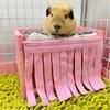 2pcs Comfortable Hamster Hide House Curtain Breathable Guinea Pig House Door Curtain  Ferret