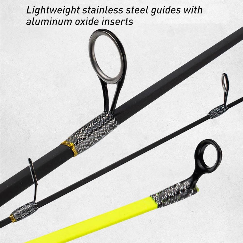 Зимняя удочка Ul/Ml/M с мягким наконечником 53 см, легкая удочка для подледной рыбалки с плоским наконечником из стекловолокна, речная удочка для ловли креветок и карпа