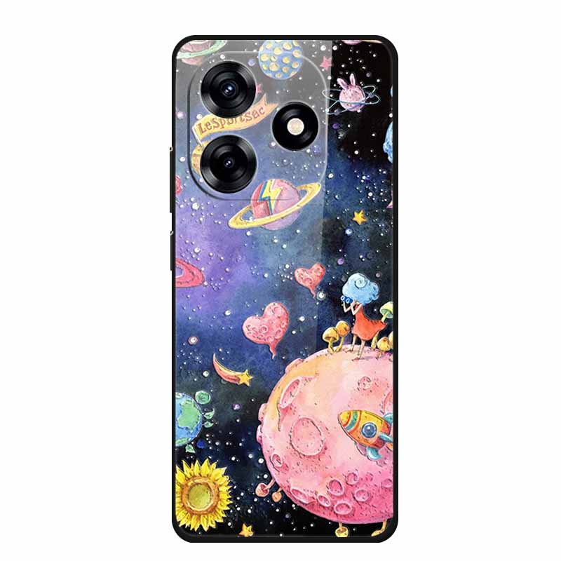 For Honor X5C Plus Phone Case X 5 c Plus Soft Bumper Tempered Glass Hard Back Cover Case For Honor Play 10A X5c Plus Case Coque