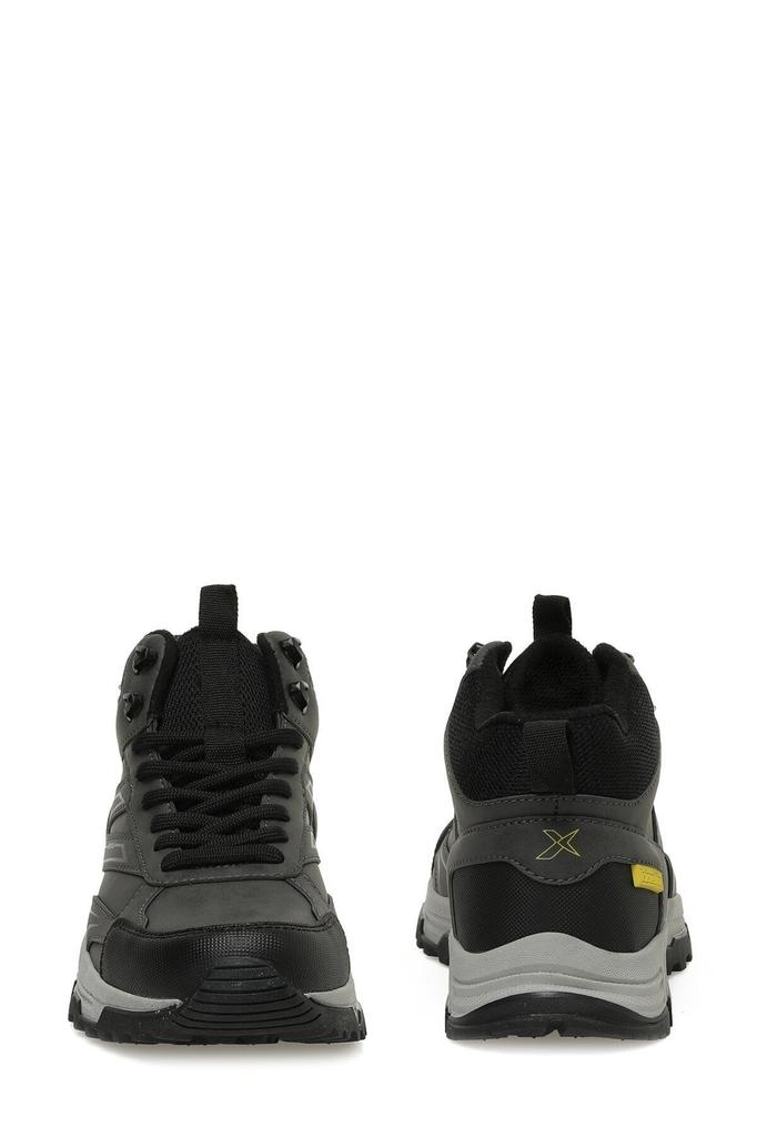 Men's Fashion Flat Heeled Booties Gray Unisex Outdoor Boots Shoes