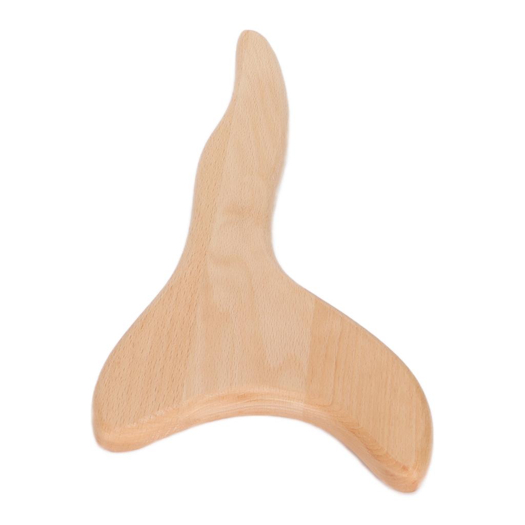 Буковая скребковая доска Изысканный деревянный инструмент для массажа гуаша для шеи, тела, меридианов