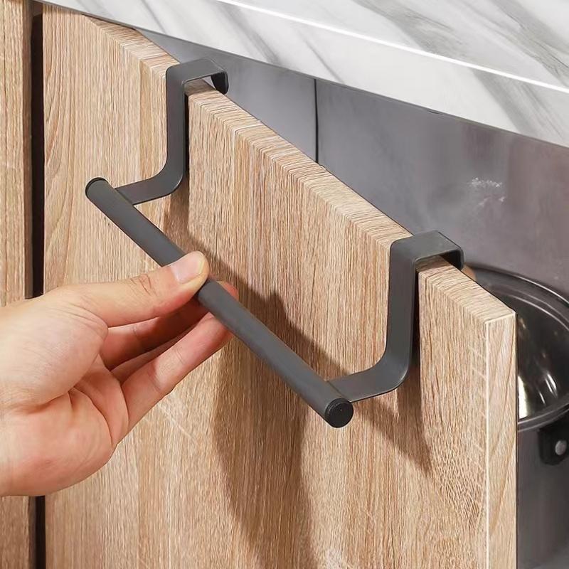 Полотенцесушитель из нержавеющей стали, вешалка для кухонного шкафа, держатель для тряпок, полка для хранения полотенец в ванной, домашний органайзер