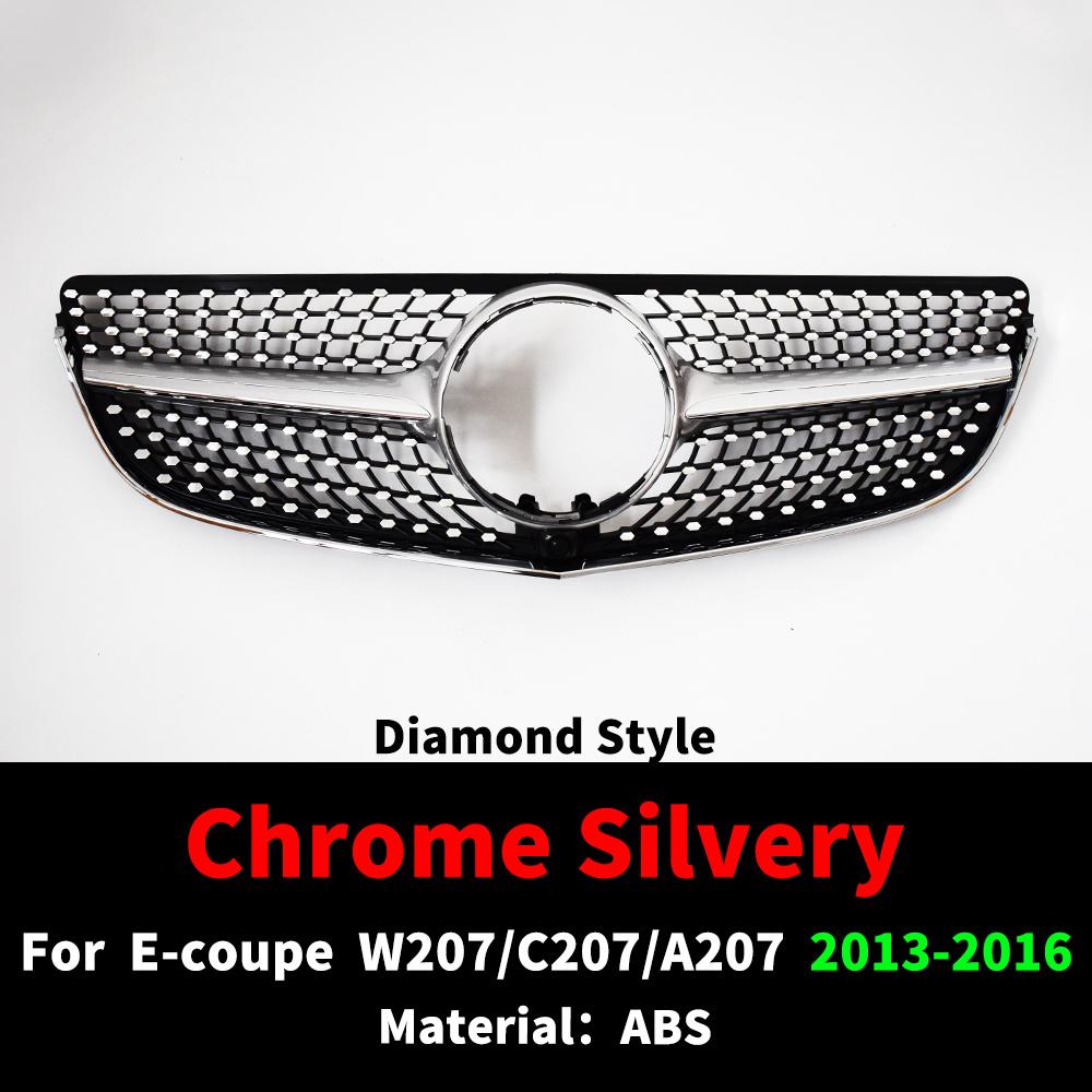 Front Radiator Grid Bumper Grille Grill For Mercedes Benz W207 C207 A207 E Coupe 2009-2016 such as E200 E260 E320 E350 E400 E500
