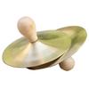 2PCS Hand Cymbals Copper Excellent Sound Quality Easy To Grip Early Educational for Kids Children
