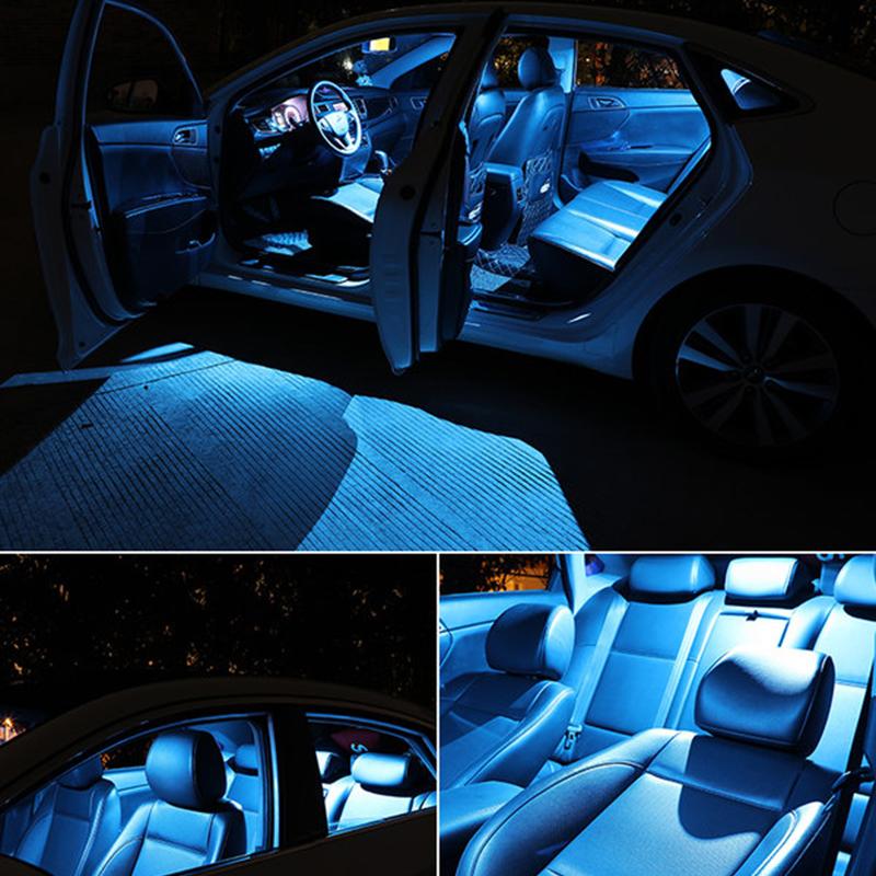 Для Hyundai Solaris Accent Verna RB HC 2012 2013 2014 2015 2016 2017 4 шт. автомобильные светодиодные лампы 12 В лампа для чтения аксессуары для освещения багажника