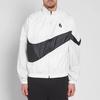 Nike Куртка на молнии с воротником-стойкой Lab Heritage и большой галочкой Мужские куртки Белый Черный AA1569-100