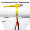 Аргонодуговая сварочная горелка QQ150A: Ручка и кабель с газоэлектрическим разделением, Сварочный аппарат WS200/250 Универсальный сборочный комплект аксессуаров