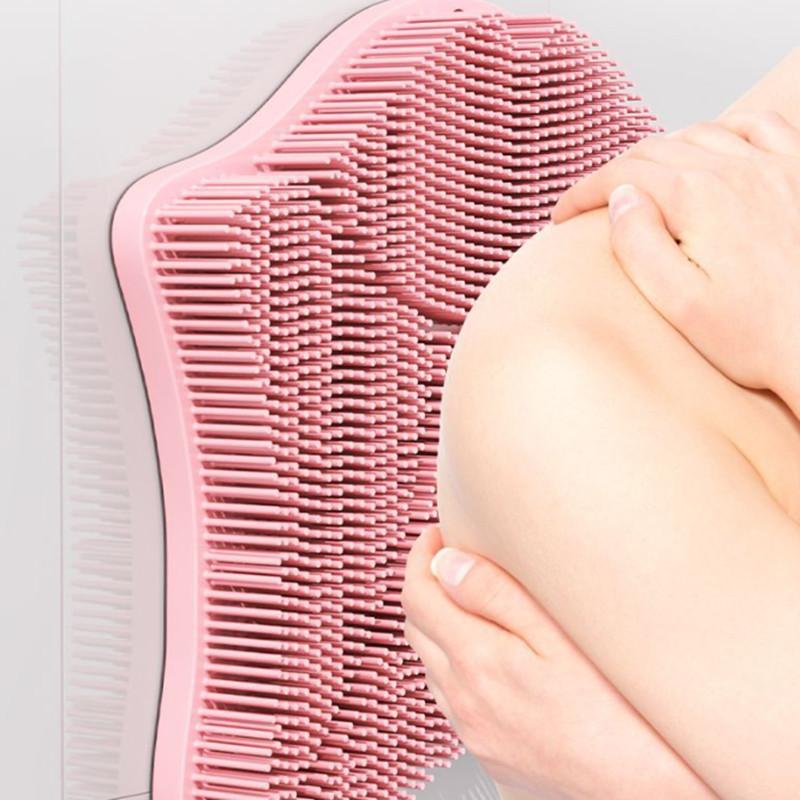 Factory Bathroom Antislip Mat Bath Brushes Scrubbers Bath Mats Body Dirt Removal Suction Cups Bath Wash Pad Bath Body Brushes