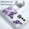 Sky Butterfly Transparent Phone Case For Samsung Galaxy A57 A56 A55 A37 A36 A35 A26 A25 A17 A16 A15 A07 A06 A05 Soft TPU Cover