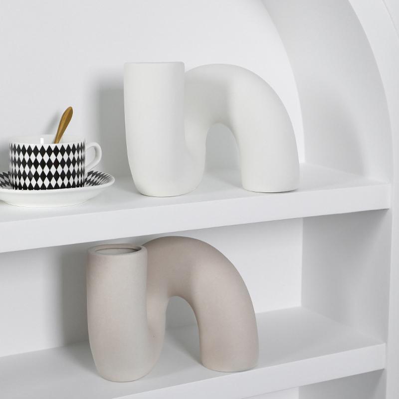 Художественная ваза, керамическая гидропонная ваза, цветочная композиция, креативный домашний декор, настольные украшения, украшение сада