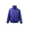 Li Ning CF Logo Print Duck Down Jacket Men Jacket Spectral-Blue AYMR307-3