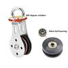 Stainless Steel Wire Rope Silver Lifting Ring Lifting Pulleys for Rope  Clothes Line