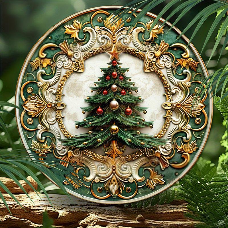 Рождественская тема настенное украшение подходит для домашнего офиса и праздника 2D деревянная подвеска