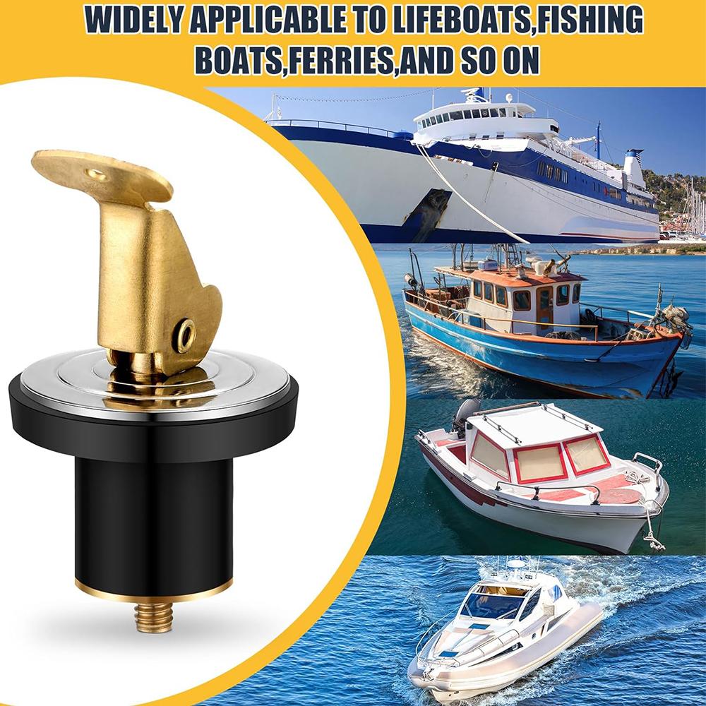 3 шт. Латунная сливная пробка 5/8 дюйма для лодки, яхты, каяка