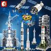 Sembo Китайская Космическая Культура Пилотируемый Космический Корабль и Спутниковая Ракета Строительные Блоки