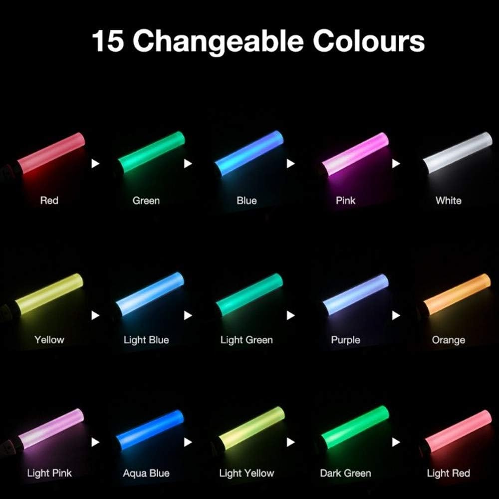 Многоцветные многоразовые светодиодные светящиеся палочки неоновые мигающие огни для вечеринок светятся в темноте 15 цветов для мероприятий, праздников, дней рождения, декора