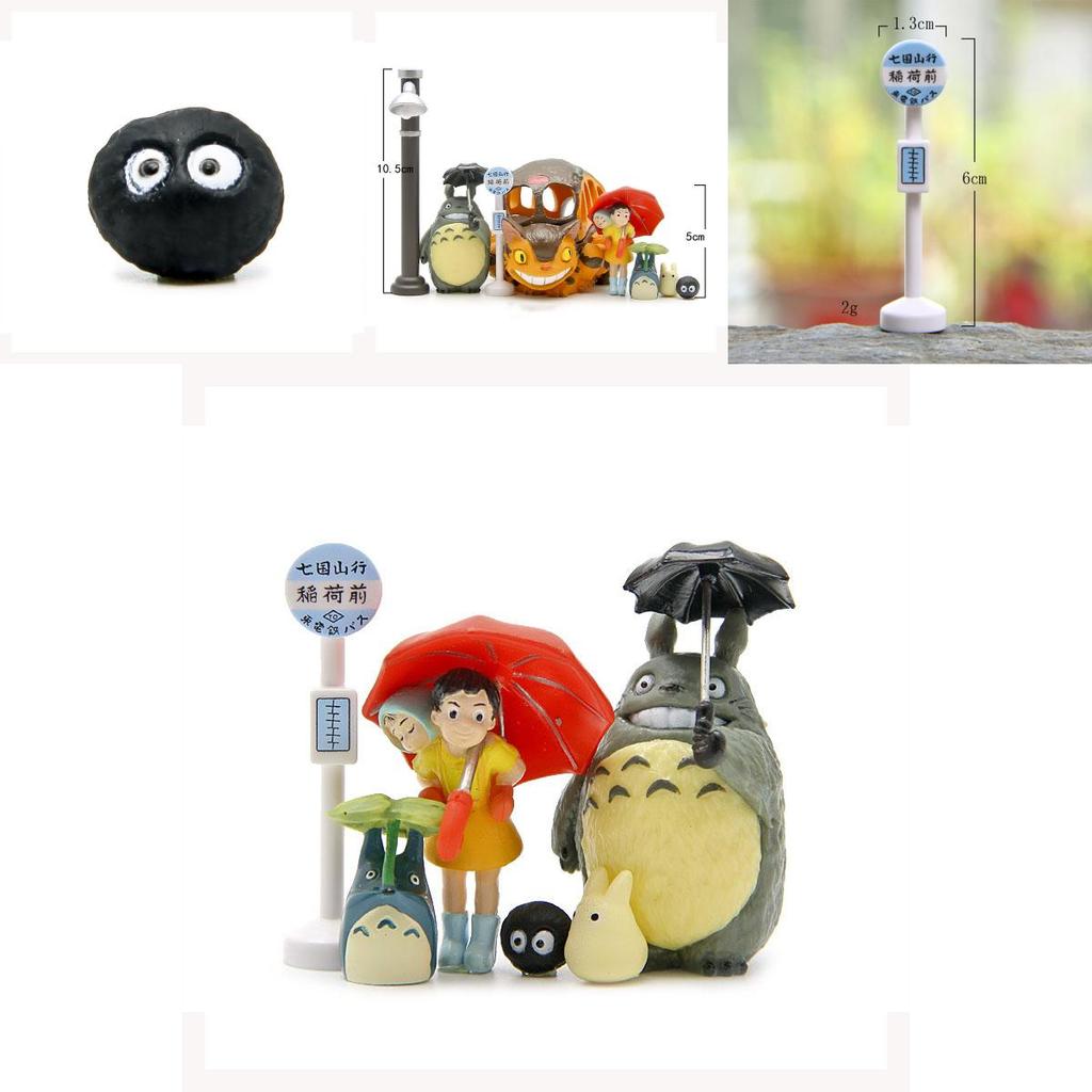 Потрясающий набор ПВХ фигурок Мой сосед Тоторо Мэй и Котобус для коллекционеров и фанатов