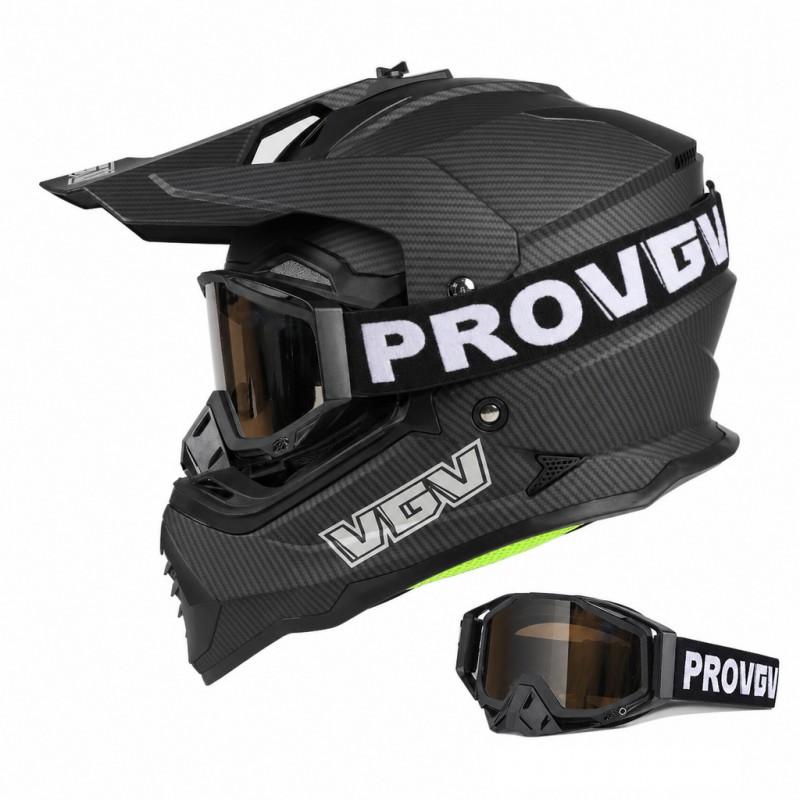 Off-Road Motorcycle Helmet With Removable Visor ECE Certified Full Face Dirt Bike Men Women