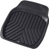 BONFORM Car Mat, 3D Prime, Light Car, Front 1 Piece, 3D Structure To Catches Dirt, Prevents Slip, Fully Washable, Free Cut, 46x60cm, Black 6279-31BK