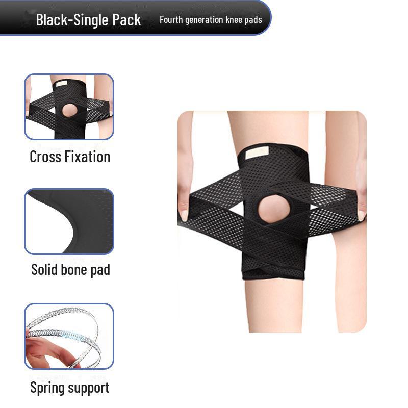 Японский менисковый бандаж для колена: Пояс для защиты коленной чашечки от травм при беге и занятиях спортом.