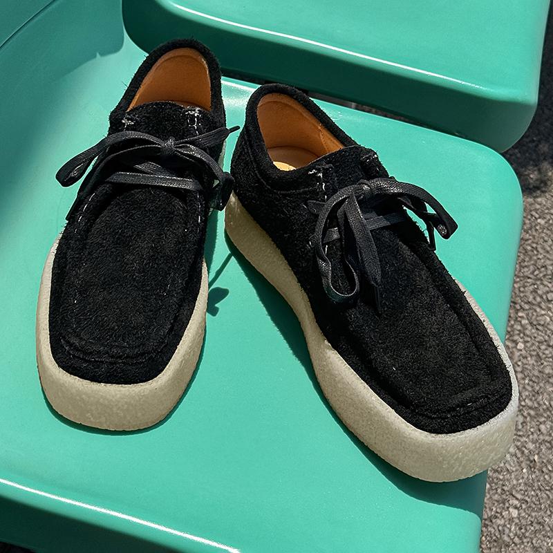 Модная Стильная Тренд Мужская Формальная Кожаная Обувь Толстая Подошва Повседневная Обувь Деловая Обувь Нескользящая Обувь для Ходьбы Модные Мужские Кроссовки