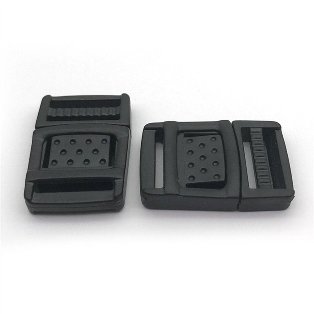 10pcs Black&White Curved Buckle Lock Plastic Safety Buckles New Travel Bag Buckles  Outdoor Tool