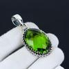 Peridot Gemstone Handmade 925 Sterling Silver Jewelry Pendant, Peridot September Birthstone, Holiday Gift for Her Jewelry for Special Occasions