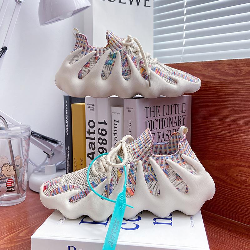 Кроссовки Lovers Fly Woven Coconut, женские летние дышащие повседневные кроссовки, носки Volcano, мужские