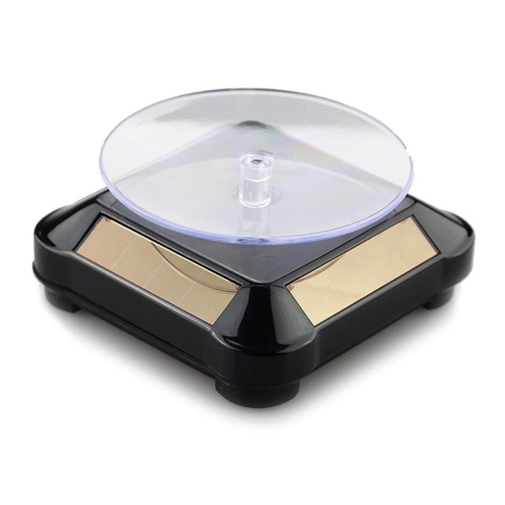 Поворотный стол, автоматическая вращающаяся солнечная подставка для ювелирных изделий, подставка для дисплея, подставка для дисплея, держатель для часов