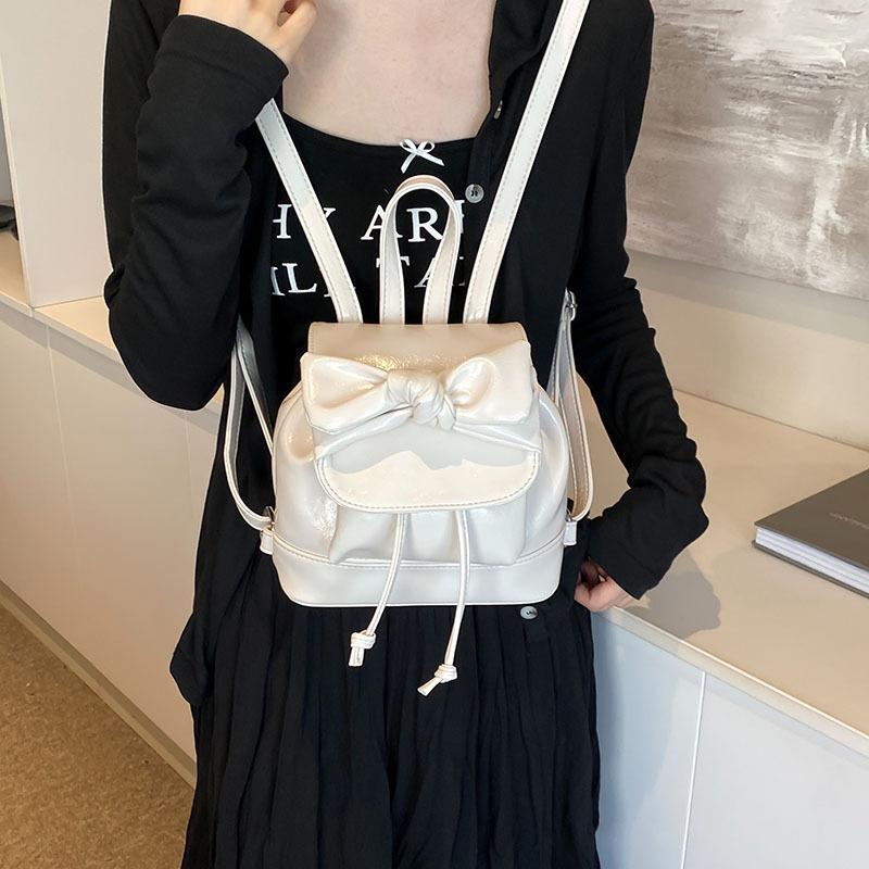 Серебряный многофункциональный рюкзак женская сумка-ведро 2024 новый трендовый летний рюкзак кроссбоди премиум-класса Sense Niche