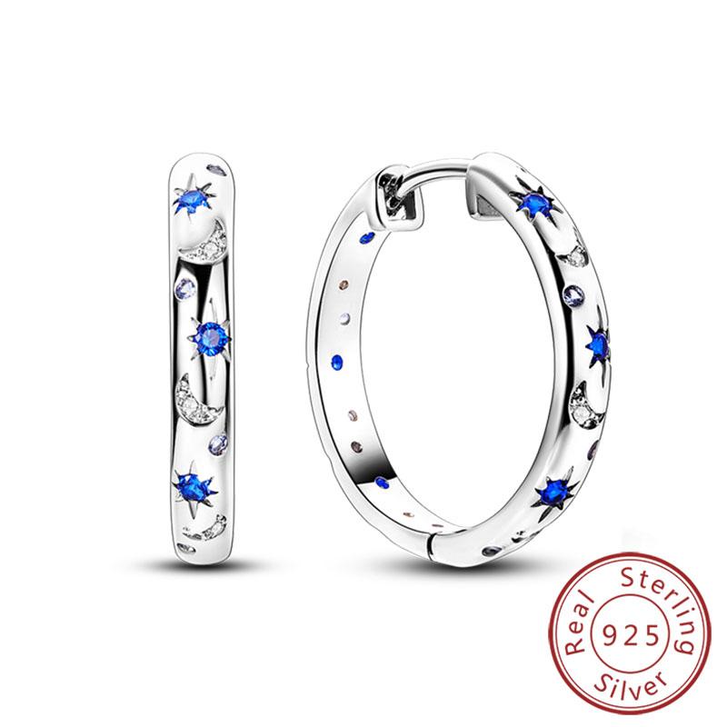 S Медные серьги-кольца Сверкающая звезда луна U Серьги в форме сердца бабочки для женщин для вечеринки свадьбы ювелирные изделия