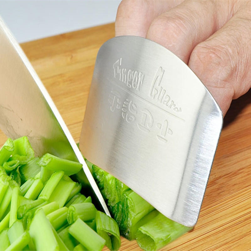 1 шт. Нержавеющая сталь протектор для пальцев кухонный нож для резки готовки протектор для пальцев безопасная кухня прочный щит для резки гаджет