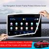 Для BYD TANG SONG HAN SEAL ATTO 4 YUAN UP Dolphin SHARK 10.1" 12.8" 15.6" 17.3'' Защитная силиконовая накладка на экран навигации автомобиля
