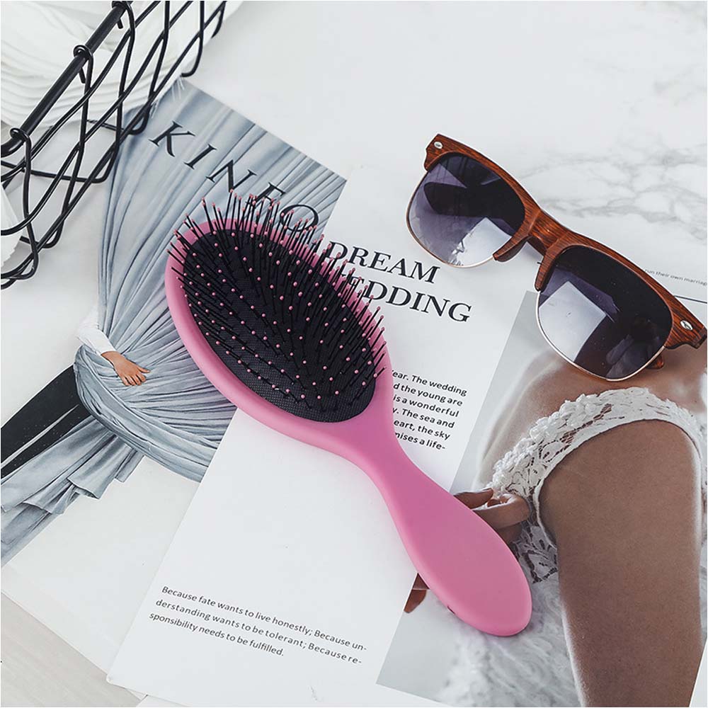 Air Cushion Massage Hair Comb Fluffy Airbag Curly Hair Comb Nylon Silk Oval Women's Anti Knot Hair Comb Hair Care Comb