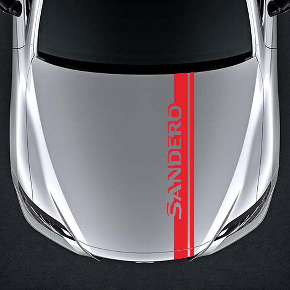 Наклейка на капот автомобиля Doordash, виниловая модная забавная пленочная наклейка, наклейка Dacia Sandero Stepway R4 Xplore Techroad Streetway