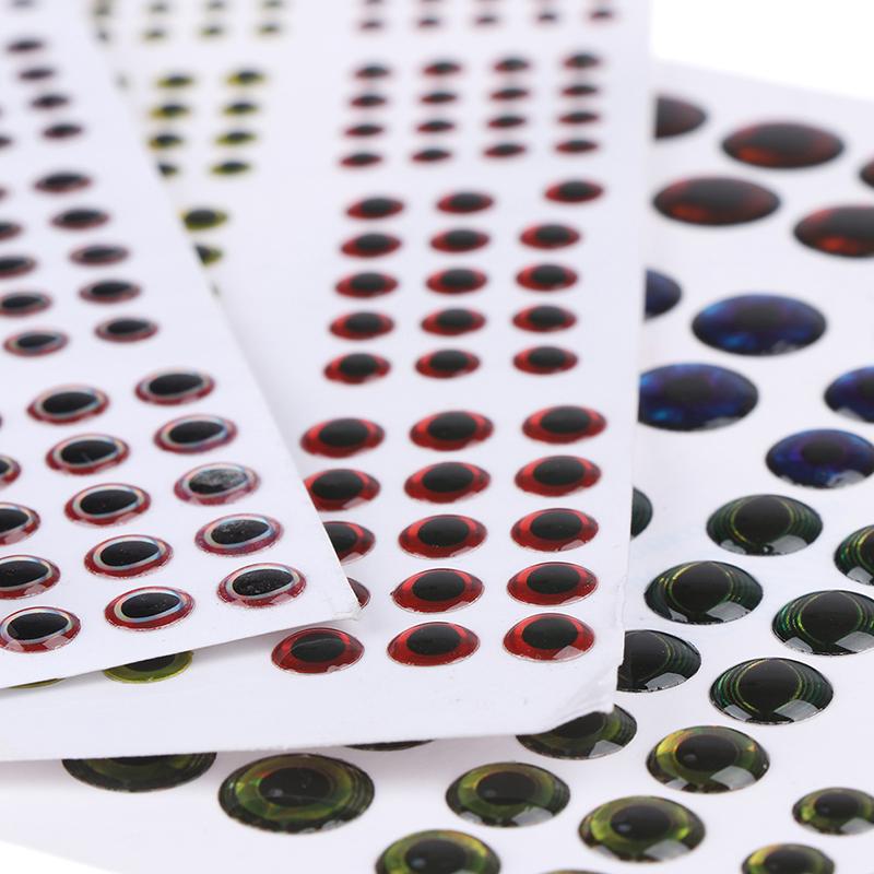 183 шт., рыбий глаз, 0,39 дюйма, 3D, 4D, 5D, голографическая приманка, рыбьи глаза, приманки для завязывания мушек, поделки