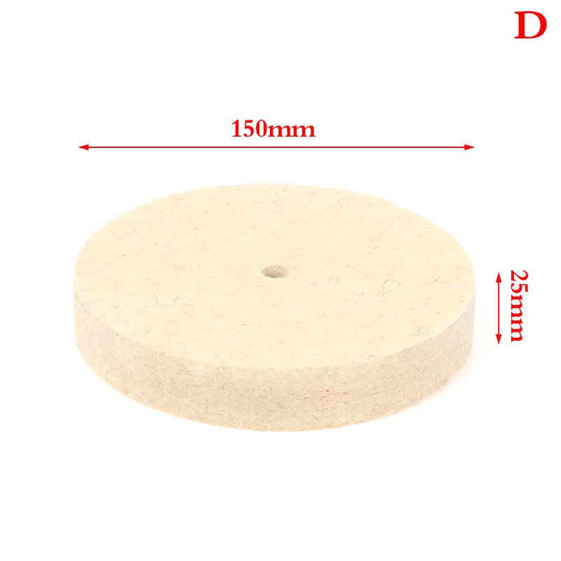 75-200mm Wool Polishing Wheel Buffing Pads Angle Grinder Wheel Felt Polishing Disc For Metal Marble Glass Ceramics