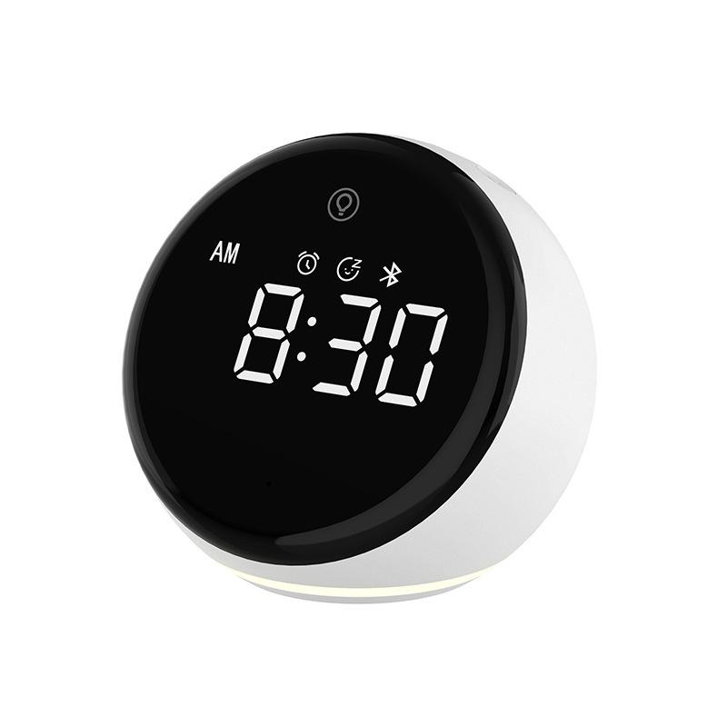 Беспроводная зарядка, часы, Bluetooth-динамик, ночник, будильник, многофункциональная стереосистема «два в одном»