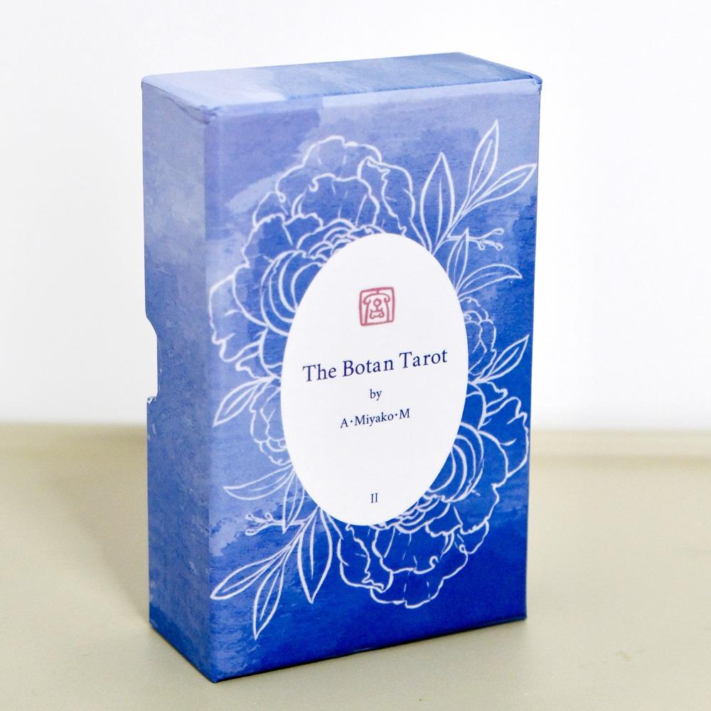 12*7 см Ботан Таро с пышными и причудливыми акварельными иллюстрациями в жесткой коробке 78 шт. Японские карты Таро
