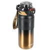 Thermal mug with straw, leak-proof, non-slip, 500ml - black gold