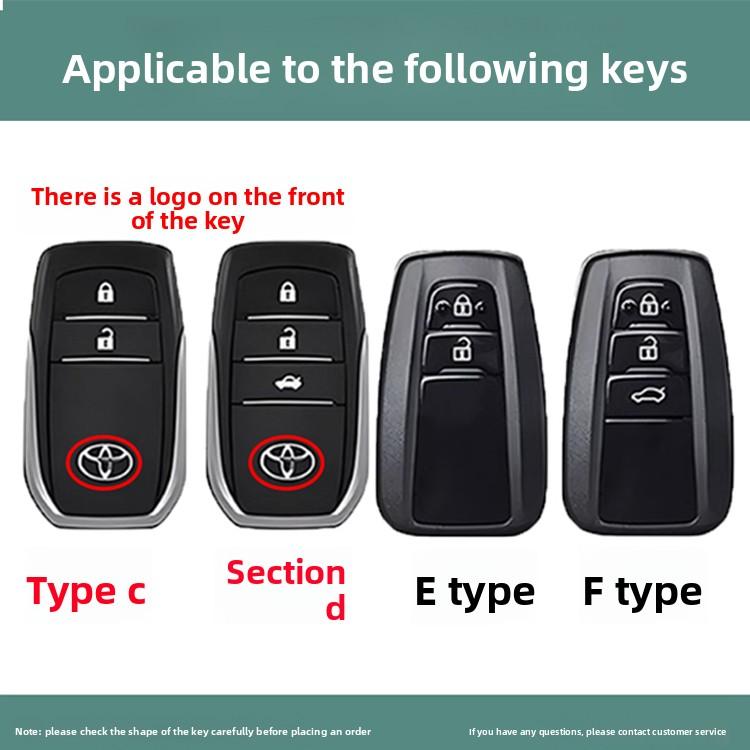 For Toyota Crown Land Release Keycase 2024 13th and 14th Generation Crown Car Special Shell Leather Full Buckle