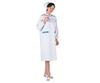 Антибактериальная защитная одежда S (белый/синий) /0-3548-01