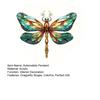 Автомобильный кулон 2D акриловый красочный стрекоза подвеска автомобильное украшение износостойкое подвесное украшение для автомобиля