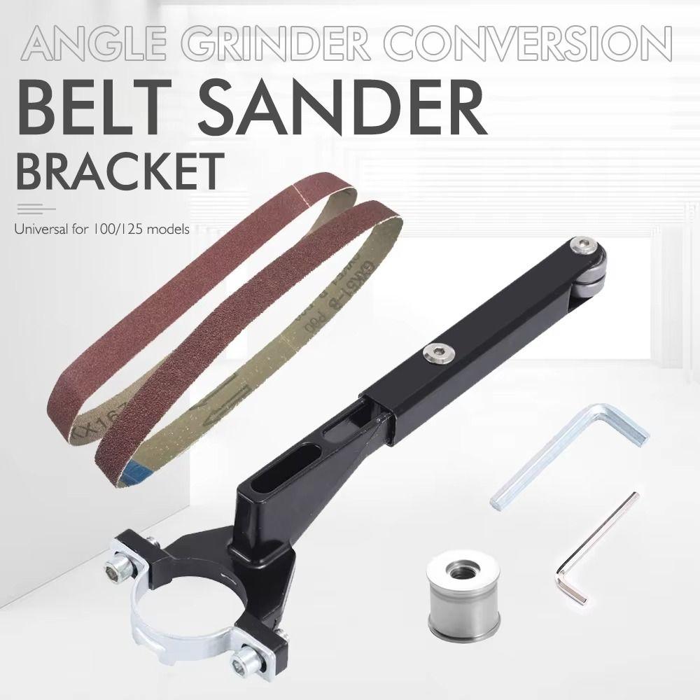 Stainless Steel Sanding Adapter Belt Sander Attachment Belt Sander Bracket For Angled Grinder