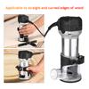 220V 2000W Handheld Wood Router 6 Variable Speed Electric Hand Trimmer with 6.35mm/ 8mm Replaceable