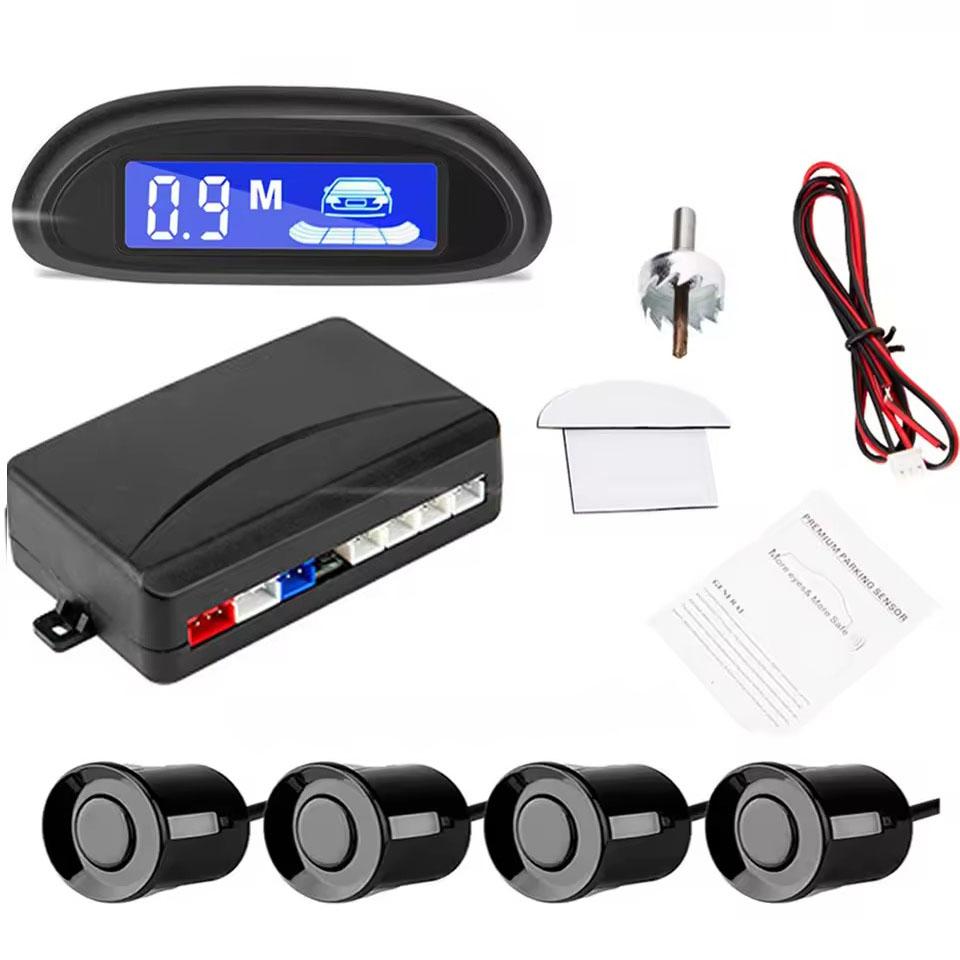 Sinovcle Parking Sensor For Car With Auto Parktronic Reverse LED Monitor 4 Sensors Radar Detector System Backlight Display