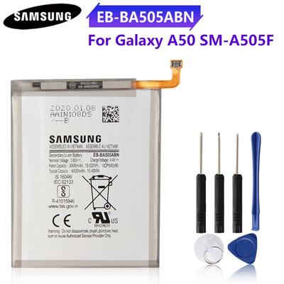 Оригинальный сменный аккумулятор EB-BA505ABN для Samsung Galaxy A50 A505F SM-A505F A30s A30 A20 SM-A205FN 4000 мАч