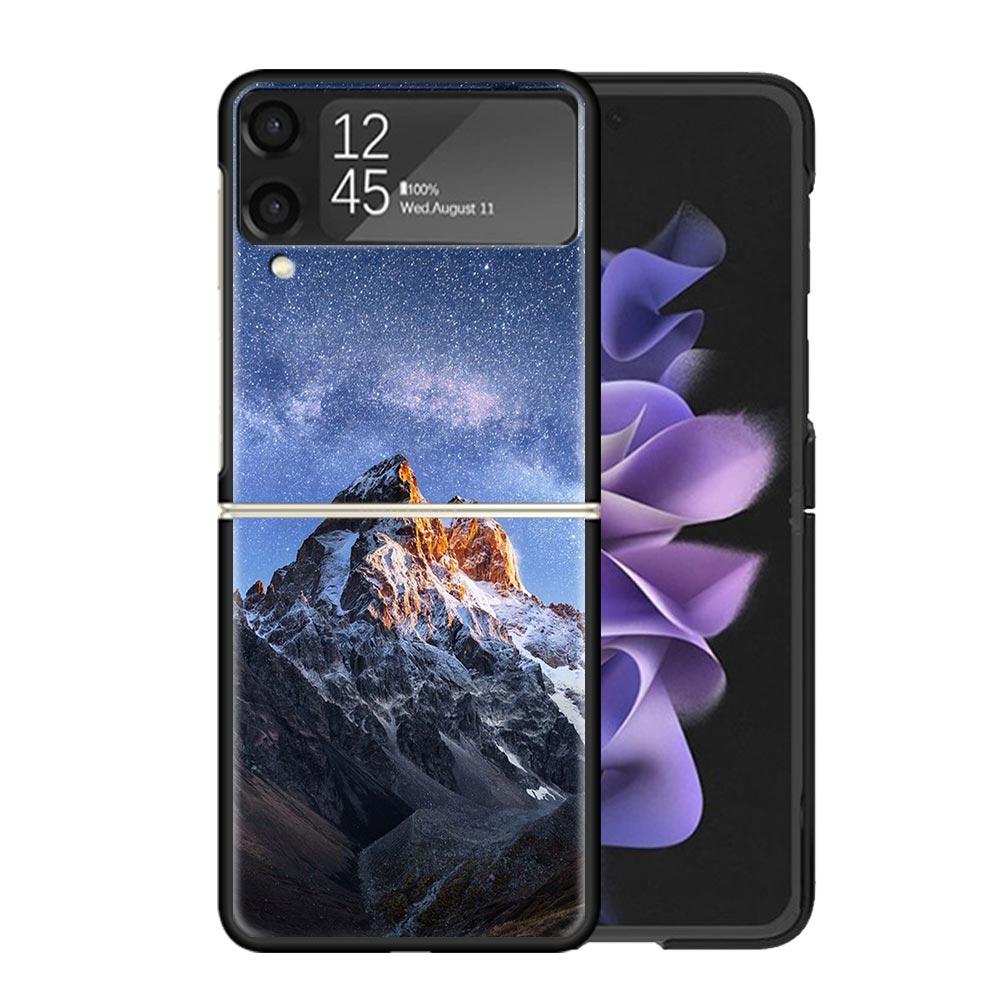 Чехлы Лес Горная Вершина Для Samsung Galaxy Z Flip 4 5 6 7 3 Z Flip7 Flip6 Flip4 Flip5 Flip3 5G Жесткий Ударопрочный Чехол Fundas G